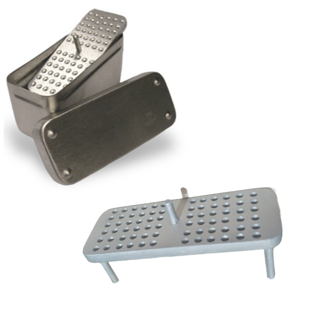 CAJA MINI ENDO DE ACERO INOXIDABLE LISA