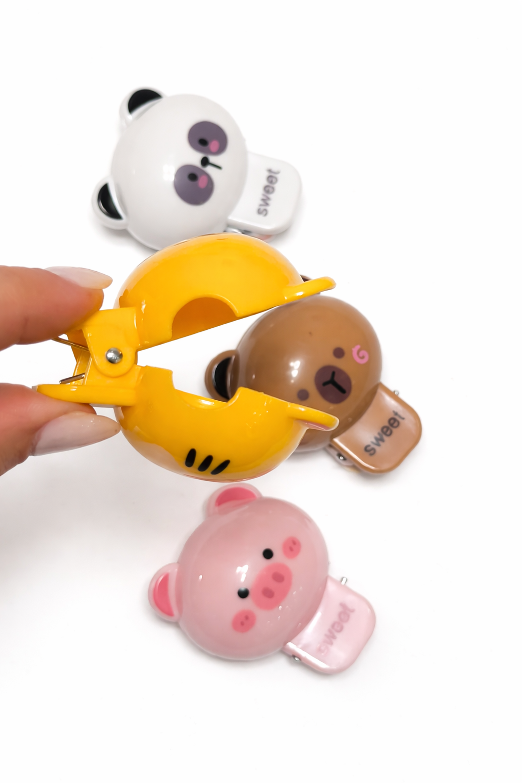 CLIPS CUBRE CEPILLO DE DIENTES - DISEÑO ANIMALITOS - Imagen 2