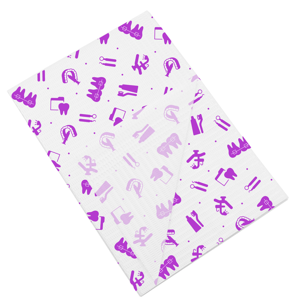 COMPRESAS DESCARTABLES LILA ESTAMPADO X50 UNDS EVODEN