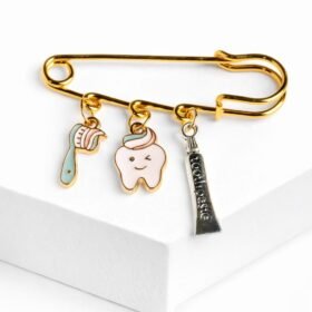 PRENDEDOR - ALFILER CON 3 DIJES