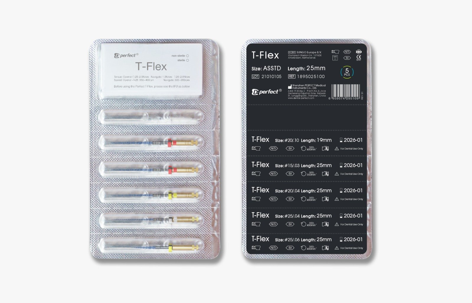 LIMAS MECANIZADAS T-FLEX PERFECT X5 EN 25MM