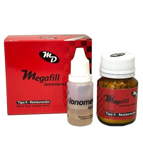 IONOMERO PARA RESTAURACIÓN TIPO 2 MEGAFILL - MD